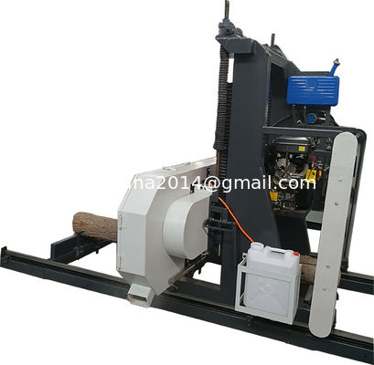 Portable horizontal bandsaw mills diesel wood cutting machine