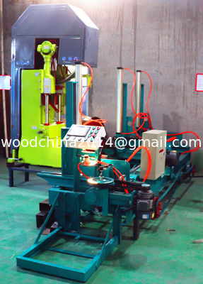 42''CNC automatic wood cutting vertical band saw machine, log vertical sawmill